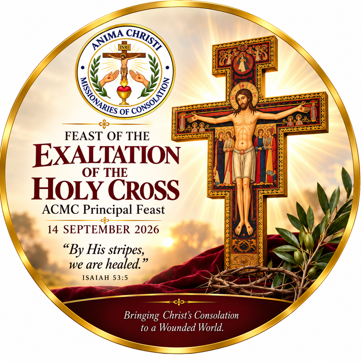 Feast of the Exaltation of the Holy Cross — ACMC Principal Feast, 14 September 2026