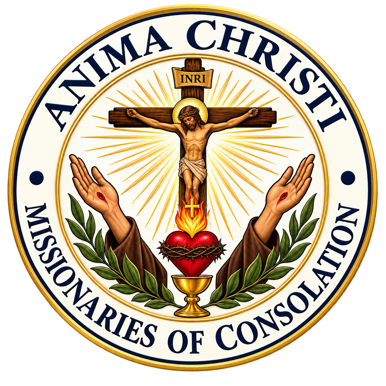 Official logo of Anima Christi Missionaries of Consolation
