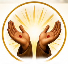 Wounded hands symbol of ACMC charism