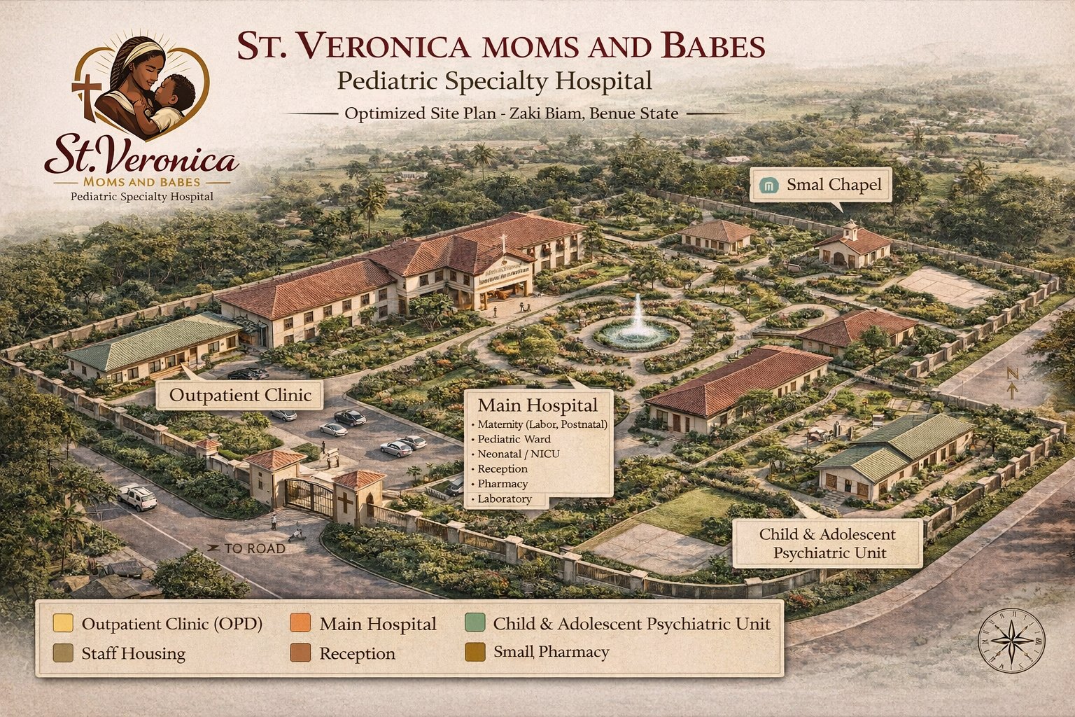 St Veronica site plan